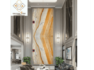 Tranh đá đối xứng DX17/G39-02/Golden Macaubas