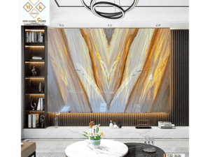 Tranh đá đối xứng DX17/G39-02/Golden Macaubas