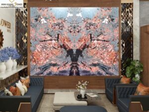 Tranh đá xuyên sáng Đại thụ 4 mùa XS54/TQ-10